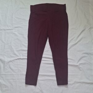 Torrid Wome's Deep Burgundy Leggings size 1